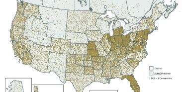 Number of Conversions Reported by USA/Canada Nazarene Churches: 2023