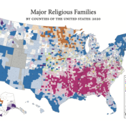 Grandes familles religieuses : 2020